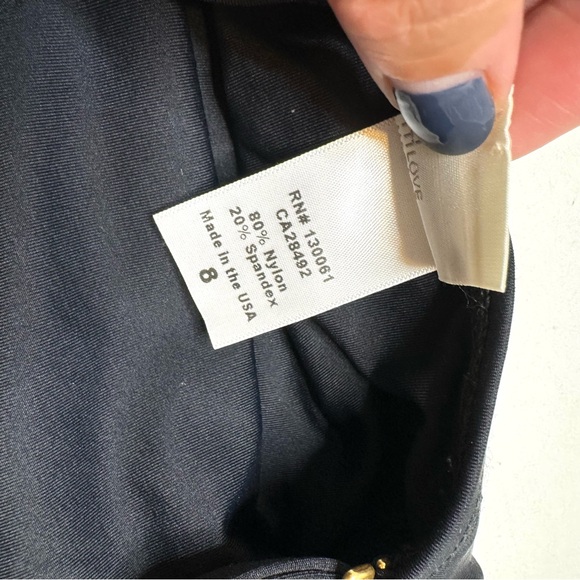 L*SPACE Black Bella Ruched Slimming Convertible One Piece Cheeky Swimsuit Size 8 - Picture 7 of 11